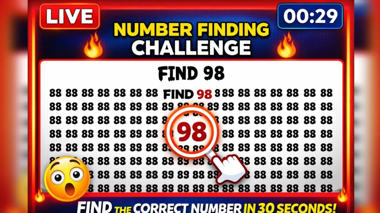 LIVE 🔴 500 Number Puzzles Marathon 🧠 | Can You Find Them All? 😱