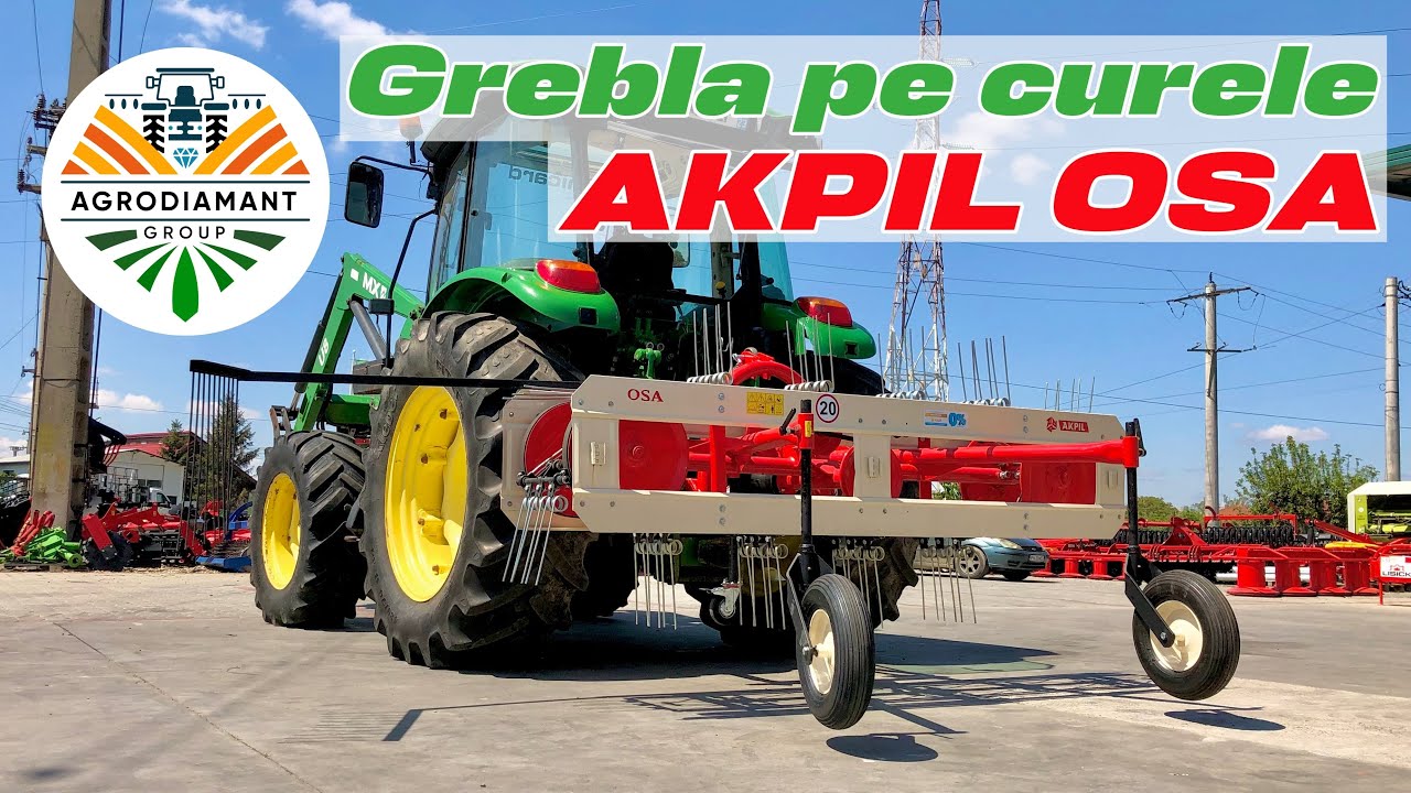 Lichidare de stock - Prezentare Grebla pe curele AKPIL OSA | AgroDiamant