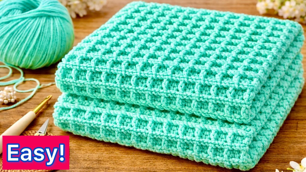 WOW!⚡️❤️Easiest Blanket Stitch Ever Try/ Must Try/ Step By Step Crochet Tutorial For Beginners