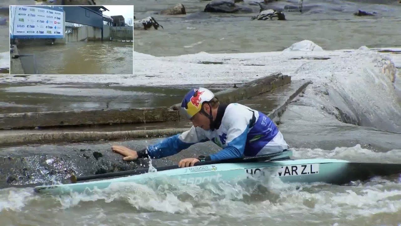 Ziga Lin Hocevar, SLO, Men&rsquo;s Canoe Heats / 2025 ICF Canoe Slalom World Cup Ljubljana