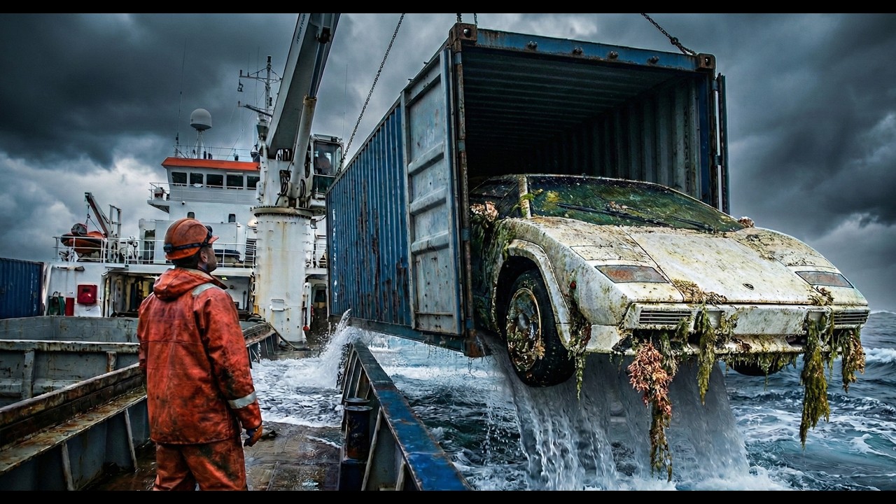 We Found the Wolf of Wall Street's White Lamborghini Countach Underwater Real Deep Sea Recovery