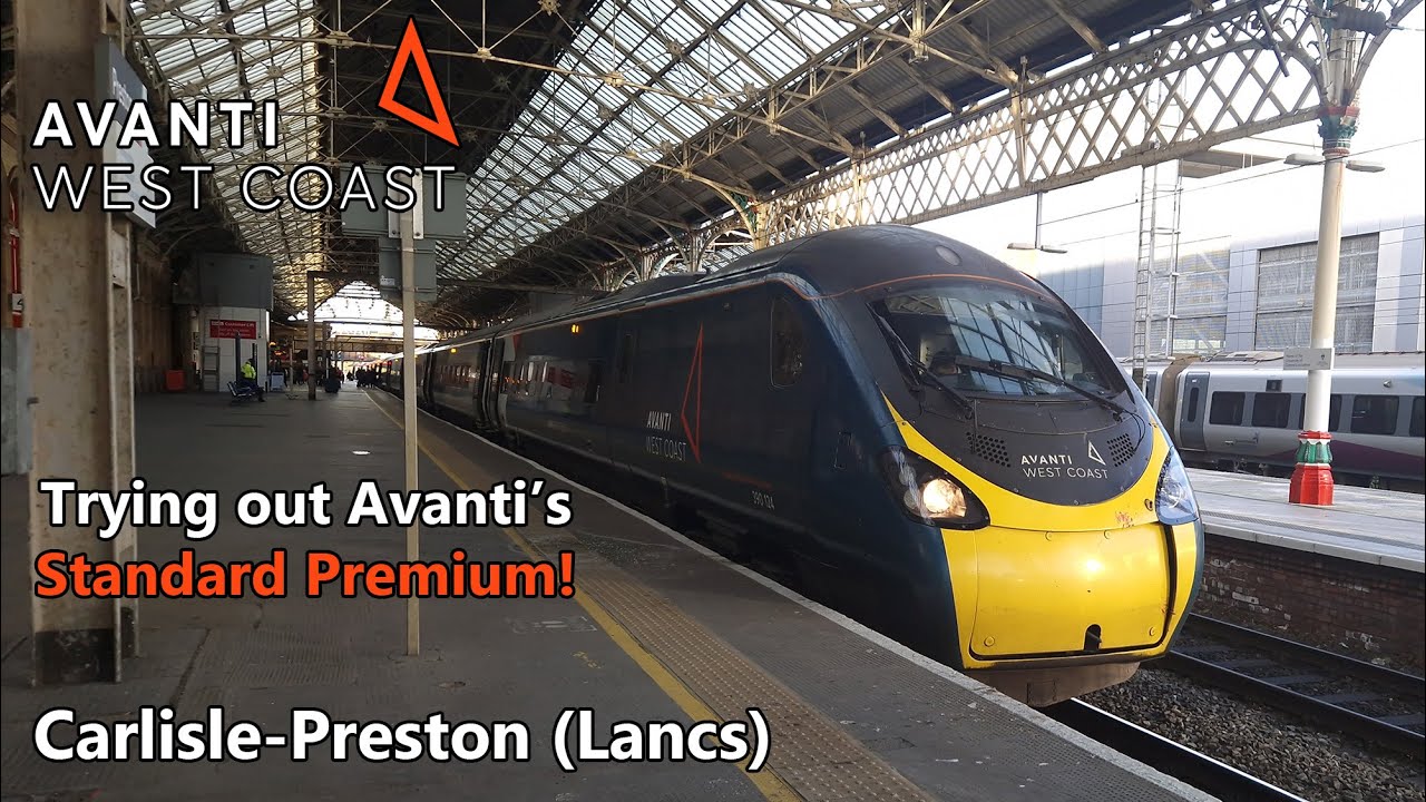 Avanti West Coast TILTING Class 390 Pendolino - What is it like to ride in Standard Premium?