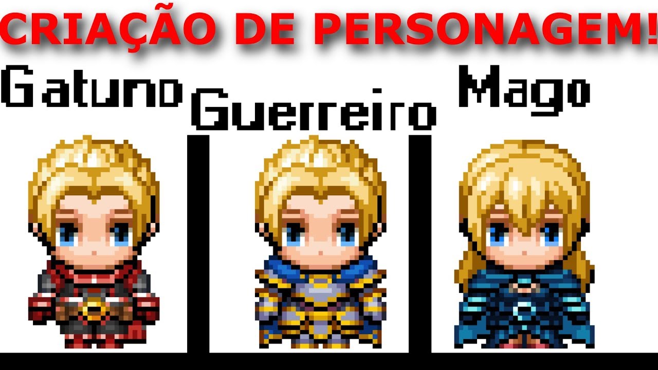 CRIAÇÃO DE PERSONAGEM! TUTORIAL! - Murilo Maker (RPG Maker MV)