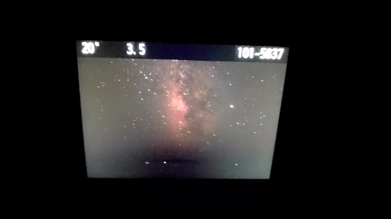 Live tutorial: How to photograph the milkyway with a Canon EOS D1200 DSLR at the beach