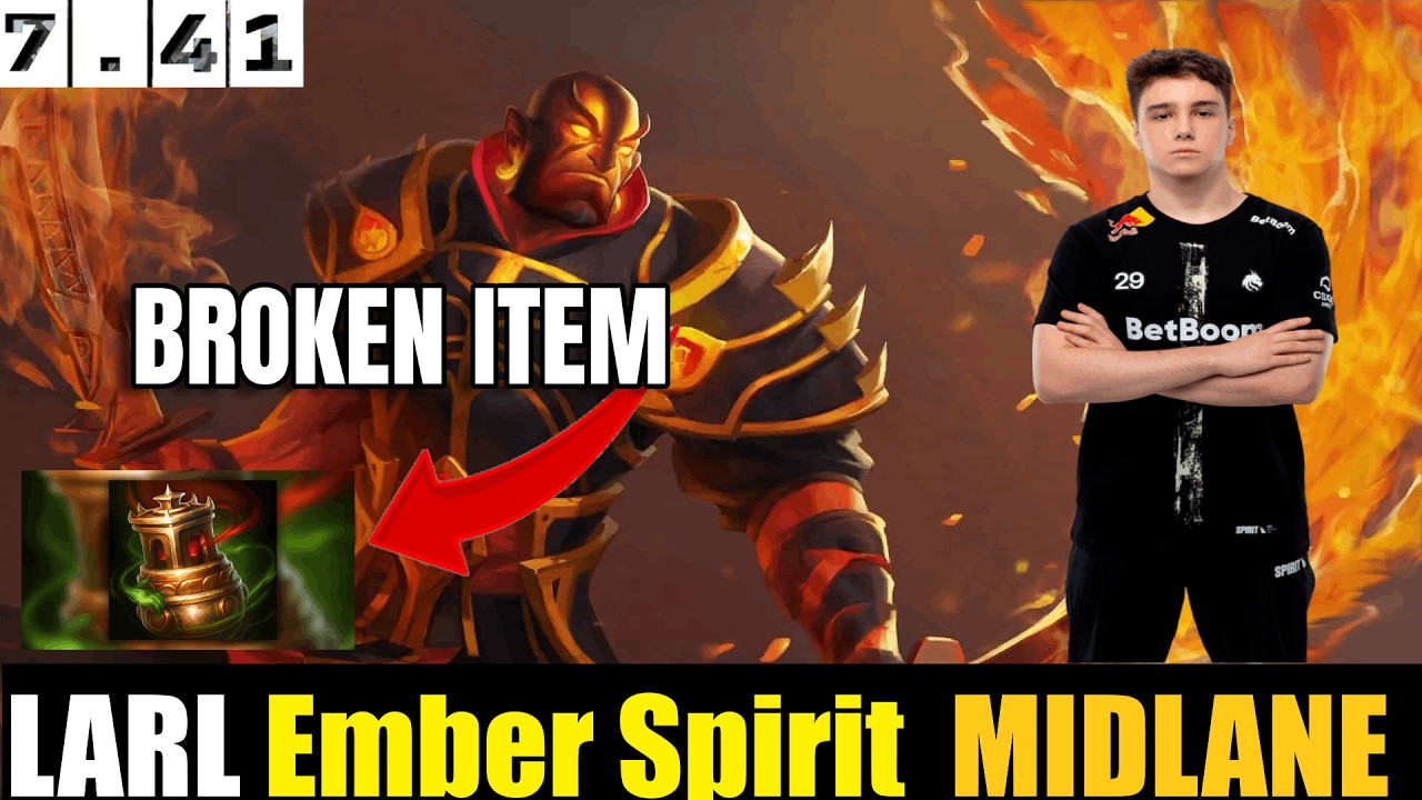 🤯 LARL [Ember Spirit] MID 7.41 - DOTA 2 HIGHEST MMR MATCH#dota2   #dota2gameplay