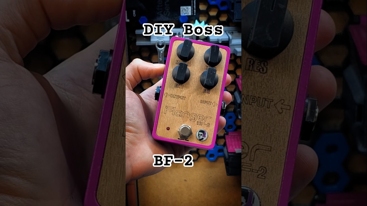 Процесс изготовления гитарной педали BF2 Flanger