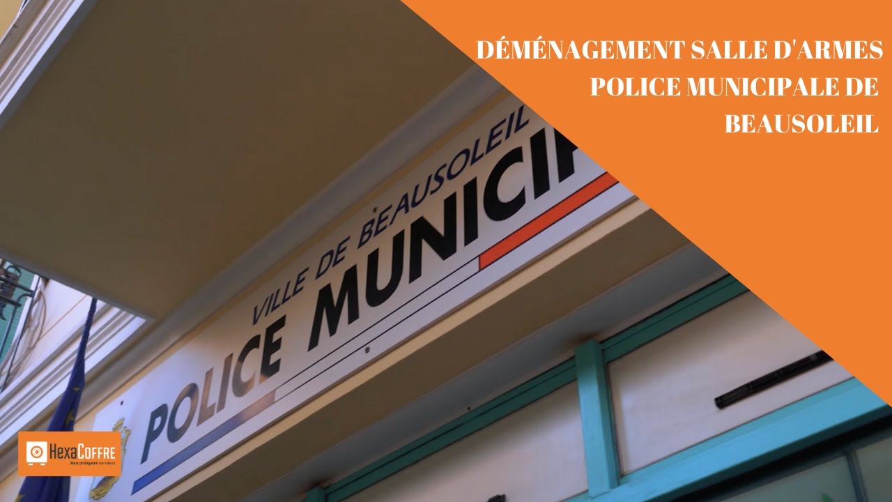 Déménagement de salle d'armes Police Municipale de Beausoleil