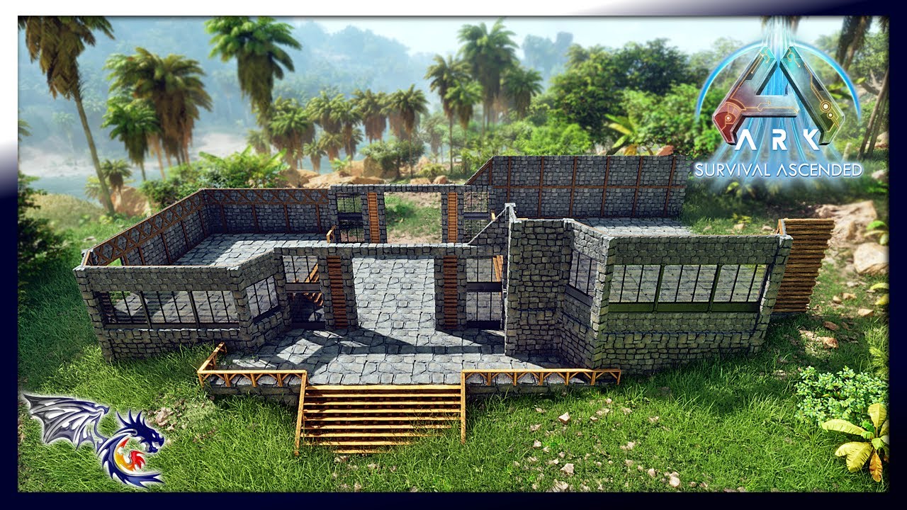 The Dragon Base Build Begins | ARK: The Island Ascended #30