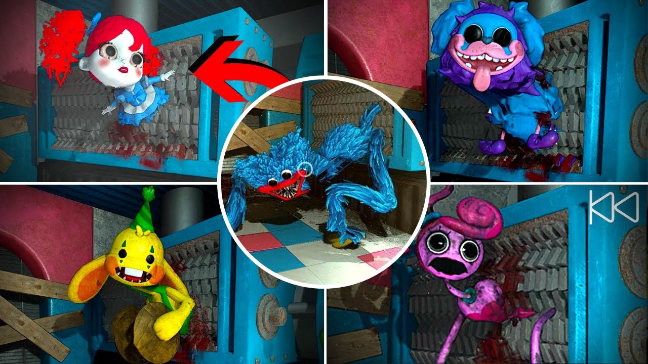 All Chapter 2 Characters got Destroyed by Shredder [Poppy Playtime]
