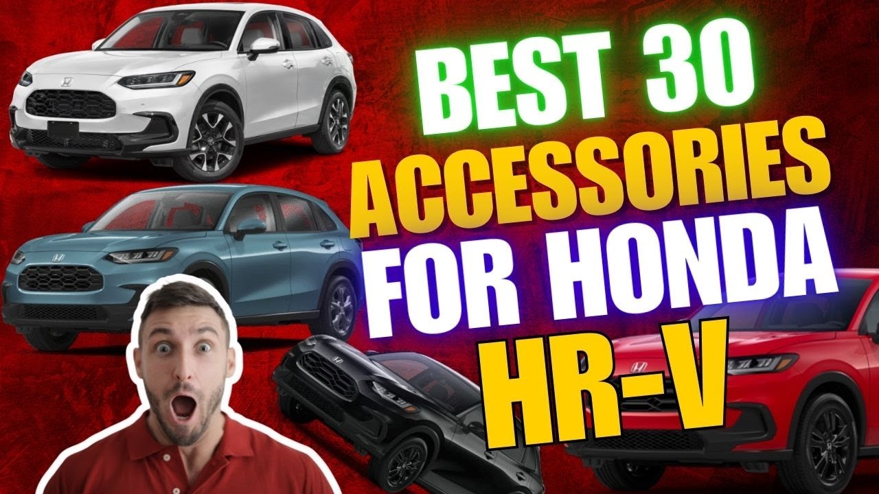 Обязательно купите 30 аксессуаров Honda HRV HR-V для комфортной езды, дополнительного хранения и ...