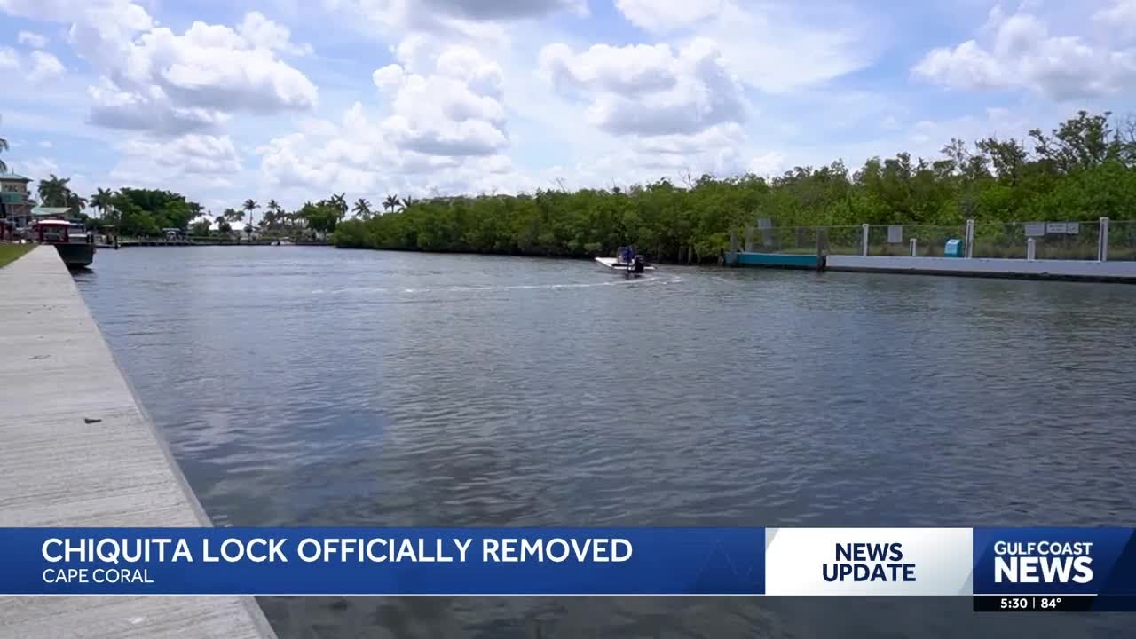 Cape Coral begins restoration after Chiquita Lock removal
