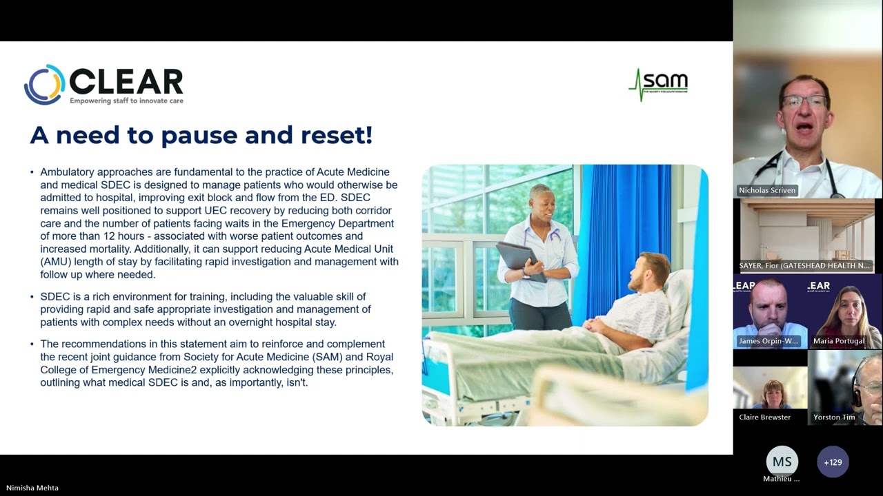 CLEAR Webinar  How to set up an SDEC