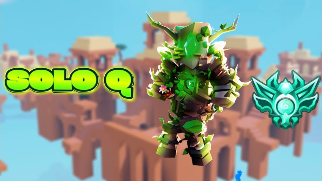 SOLO QING WITH ELDERTREE KIT IN ROBLOX BEDWARS RANKED!