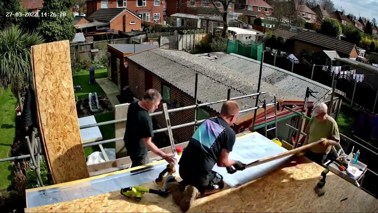 Warm Roof Installation Day 2