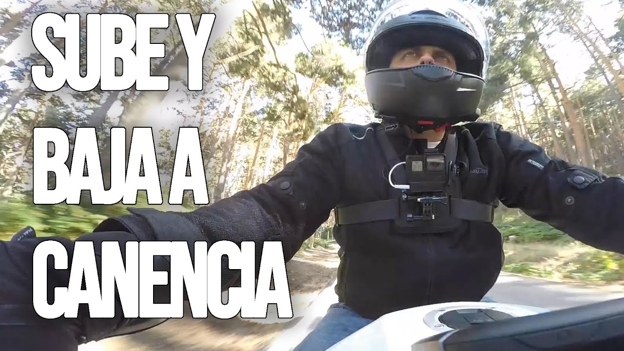 Ruta motera subiendo (y bajando) al puerto de Canencia