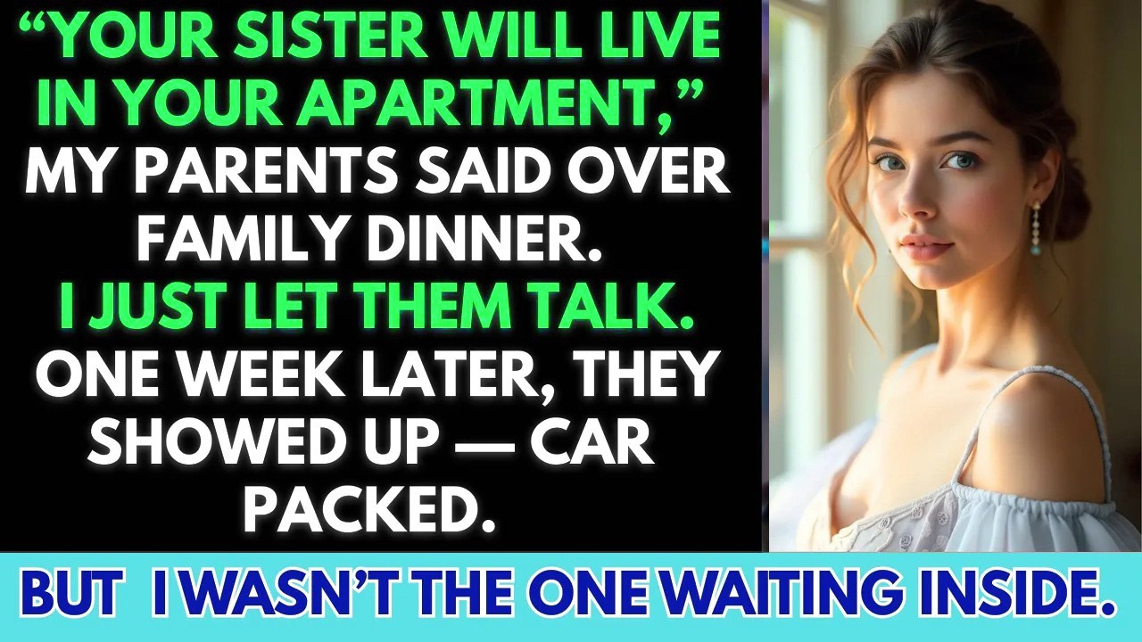 At Family Dinner, Parents Assigned My Sister to My Apartment — So I Let a Stranger Open the Door