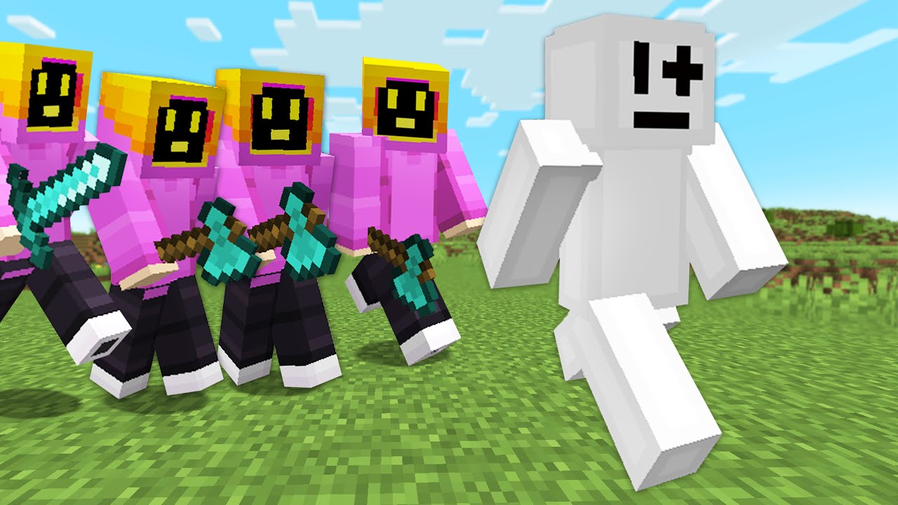 Minecraft Manhunt, But I Can Secretly Duplicate Myself!