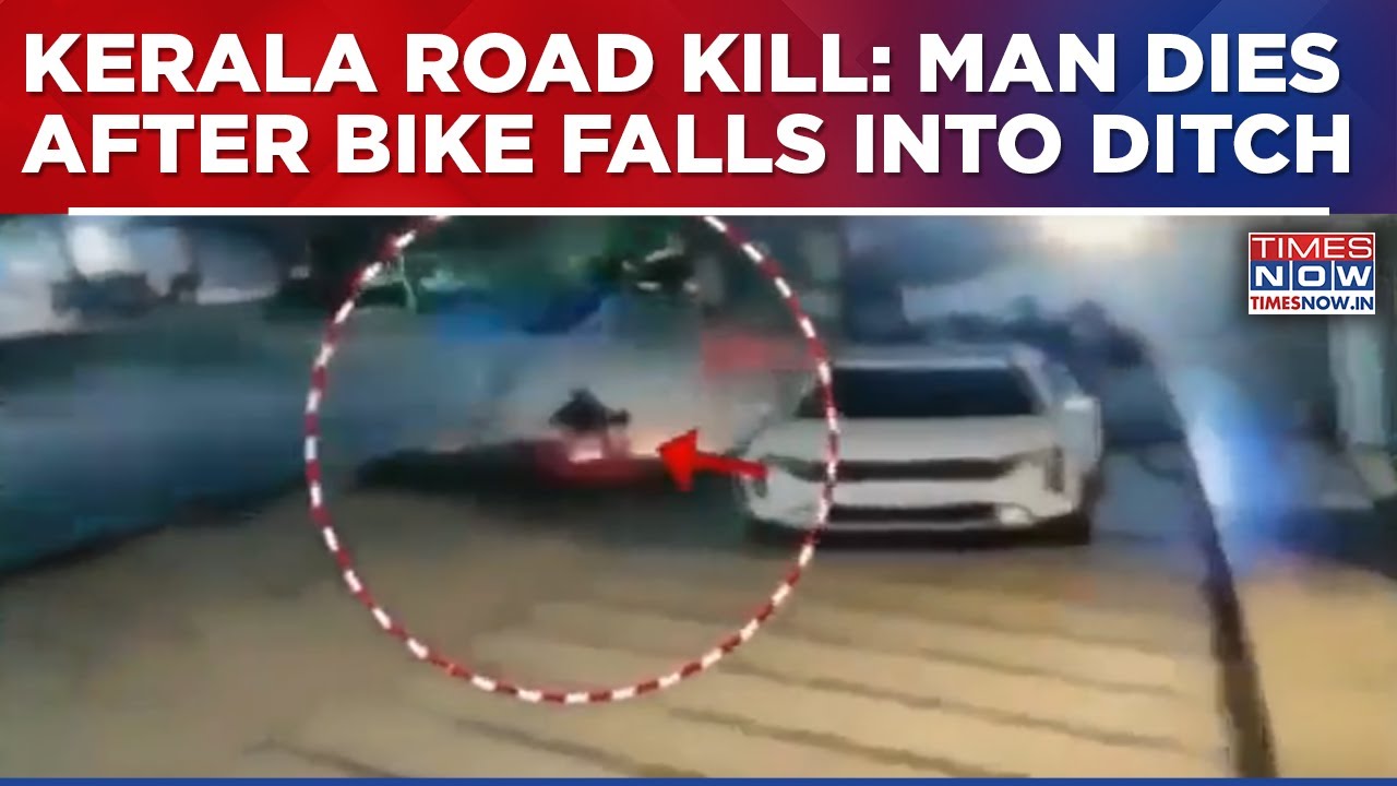 Kerala Biker Dies After Motorcycle Loses Control; Crashes Into Roadside Culvert; Probe Underway