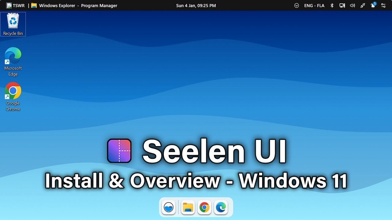 Seelen UI : Sleek Looking Windows 11