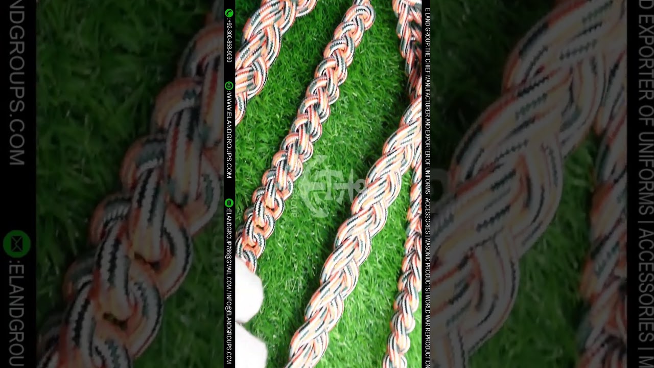 Double Braid Shoulder Cord Supplier, Shoulder Cords (Double Strand)