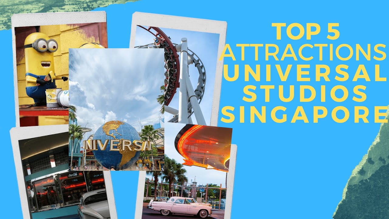 TOP 5 ATTRACTIONS UNIVERSAL STUDIOS SINGAPORE I Best Rides I Universal Studios I Singapore