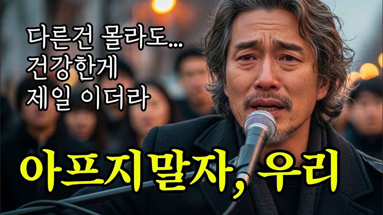🎵 아프지 말자, 우리ㅣ잘 지냈냔 말보다 이 말이 더 무거운 나이 #감성트로트
