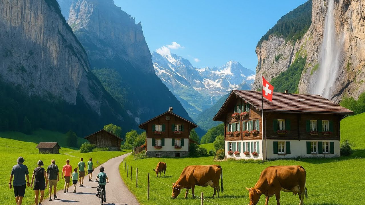 Lauterbrunnen, Switzerland 🇨🇭 – The Most Beautiful Place in the World | 4K Walk