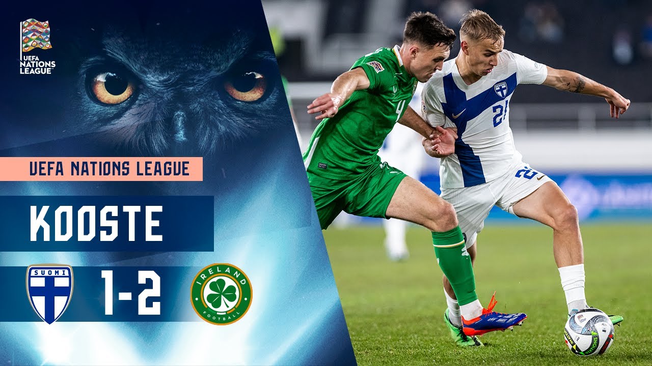 Huuhkajat Highlights (12 min.) | Suomi–Irlanti 1–2 | UEFA Nations League | 10.10.2024
