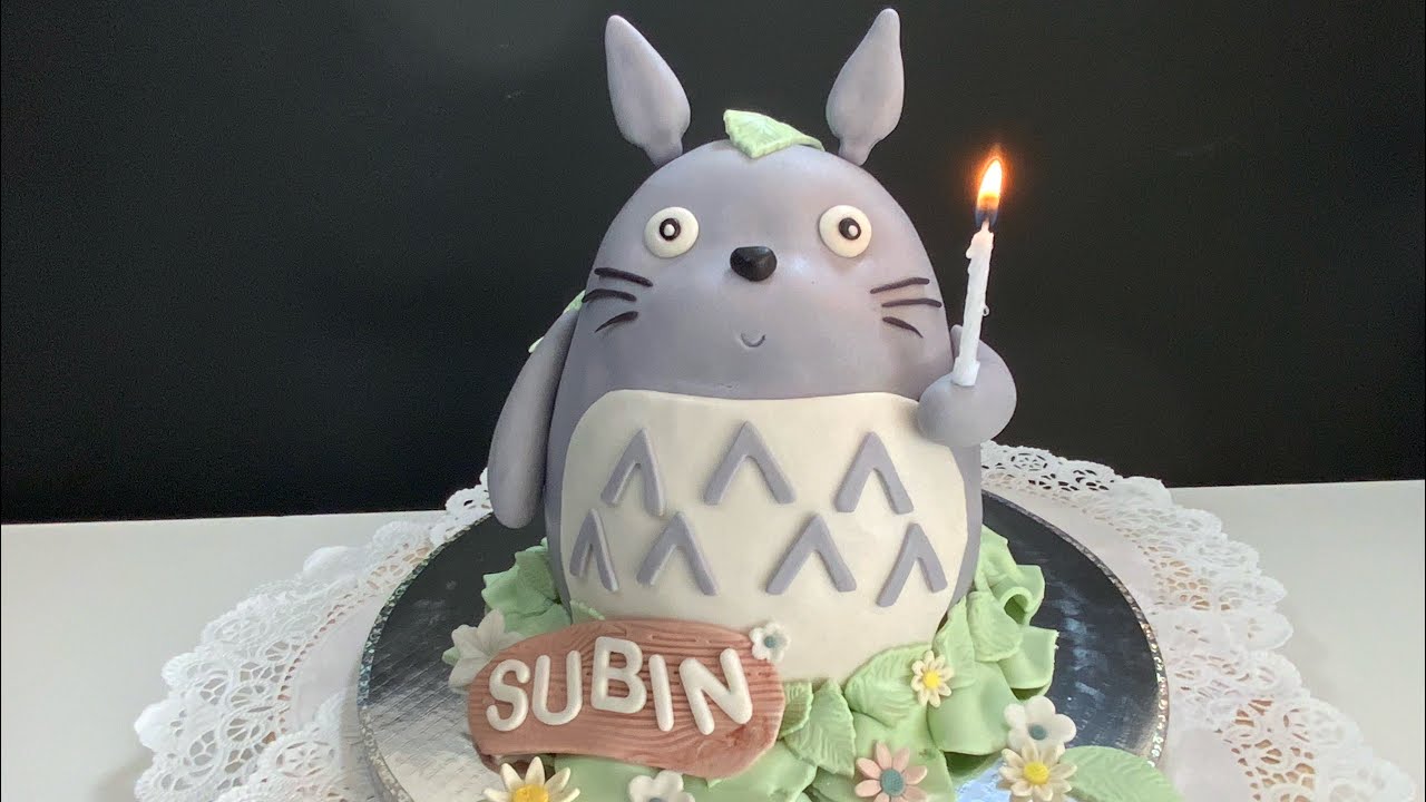 Totoro birthday cake