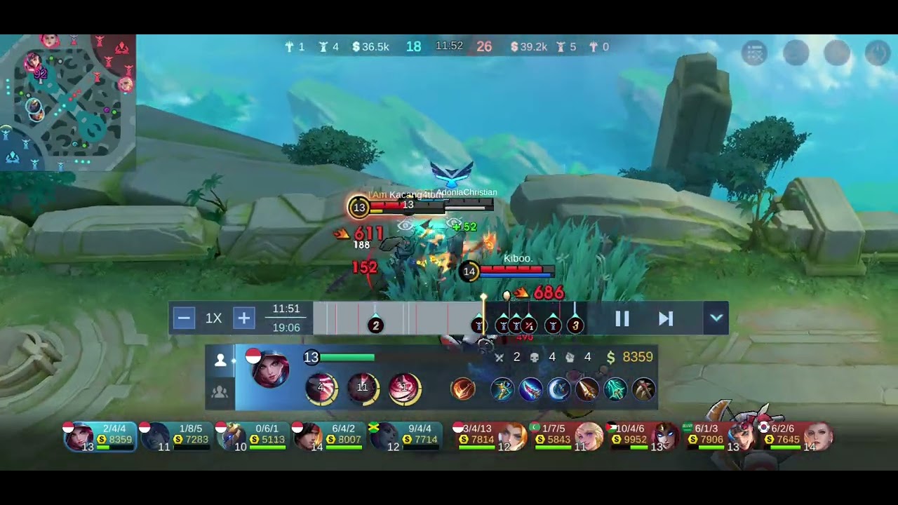 UDAH LAMA GA PUSH RANK - MLBB STORY
