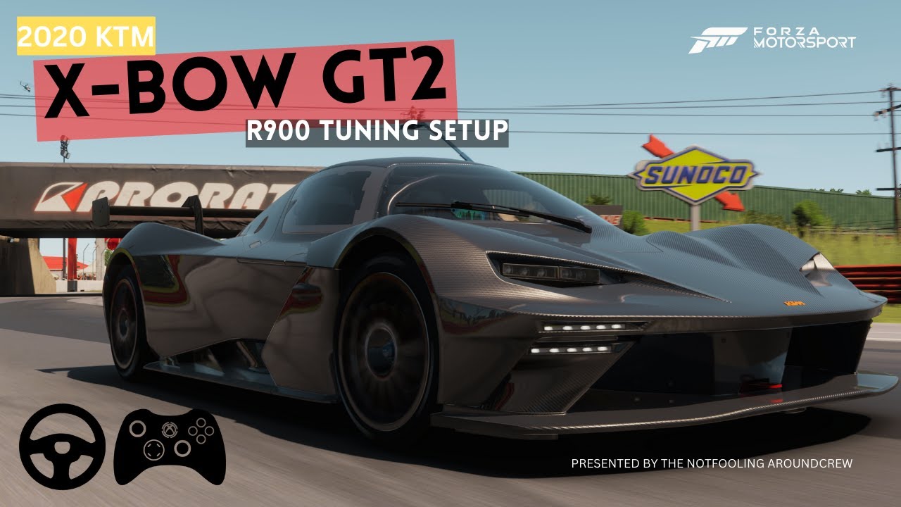 Forza Motorsport 2020 KTM X-BOW GT2 R900 tune (works for wheel and controller)