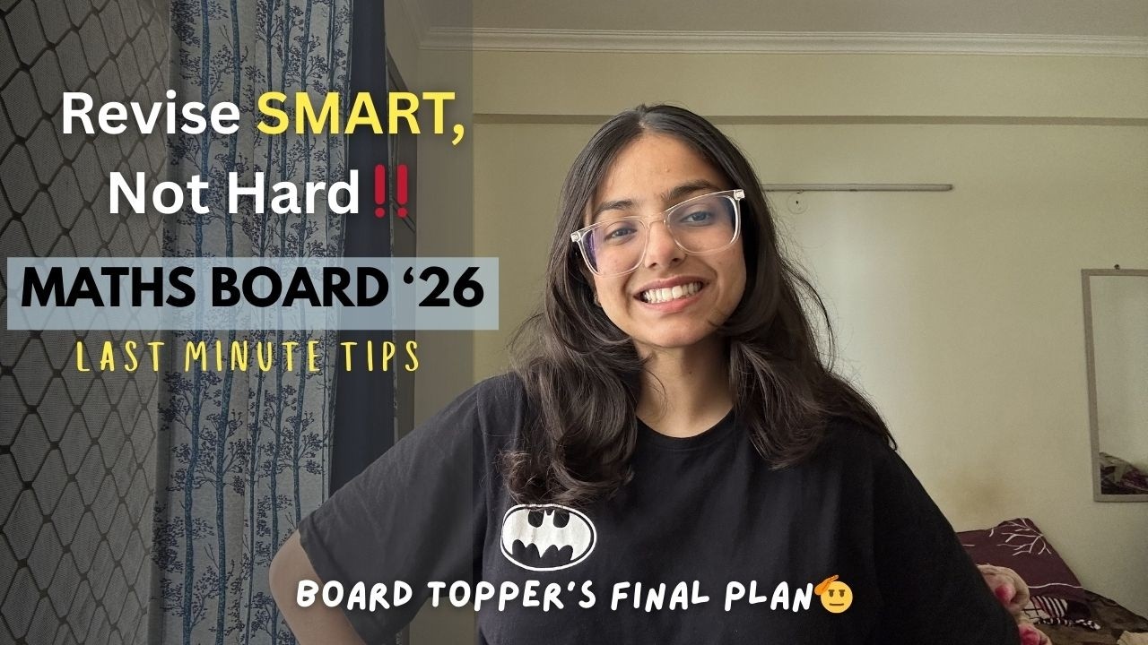 Only 2 Days Left! 😱 Math Board Exam 2026 Final Strategy | Last Minute Revision Tips