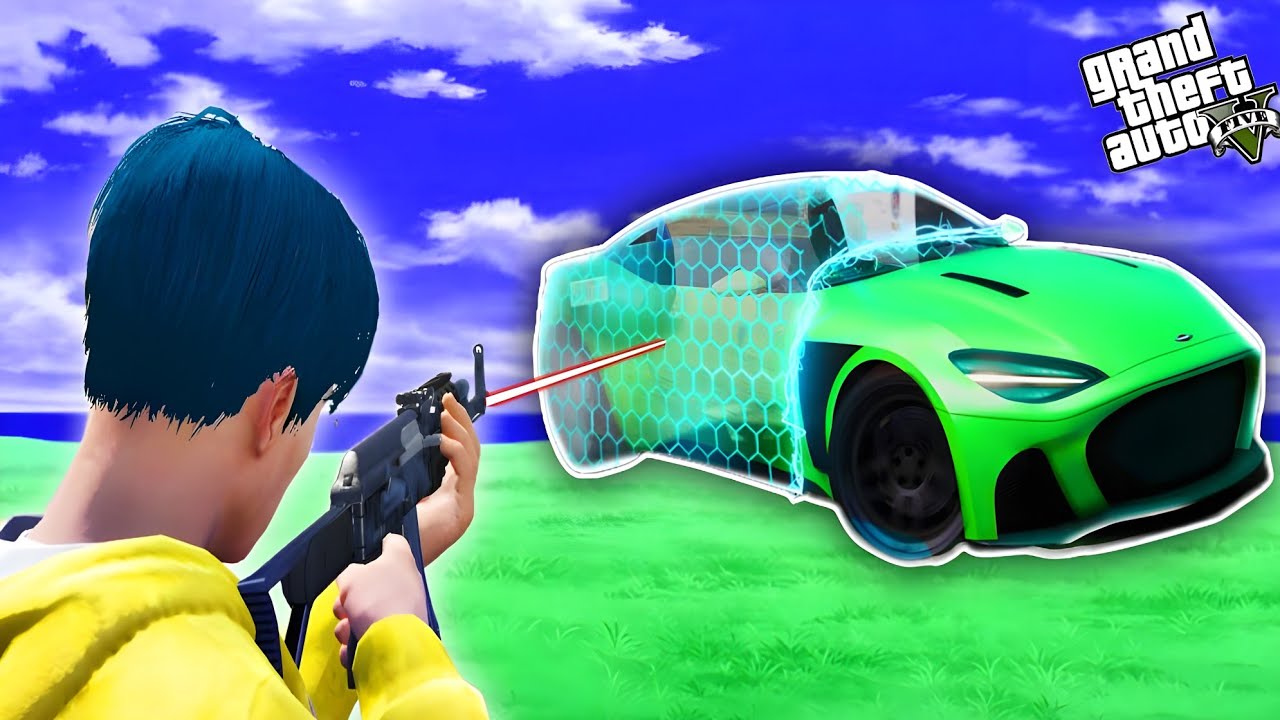 ကျနော် သေနတ်နဲ့ပစ်လိုက်တဲ့အရာတွေအားလုံး ပျောက်သွားတယ်/ Everything I Shoot Become invisible GTA V