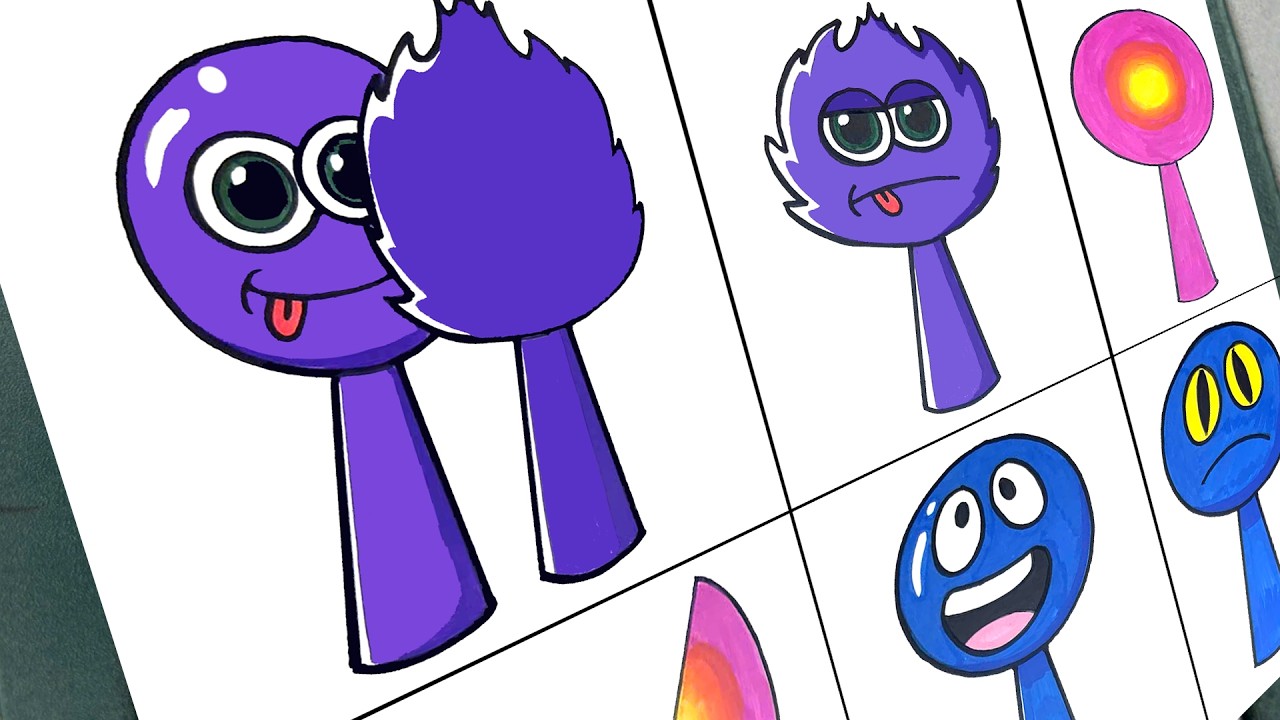 My Spunki OC: Fluffy (from Catch The Candy) | Incredibox Sprunki OC