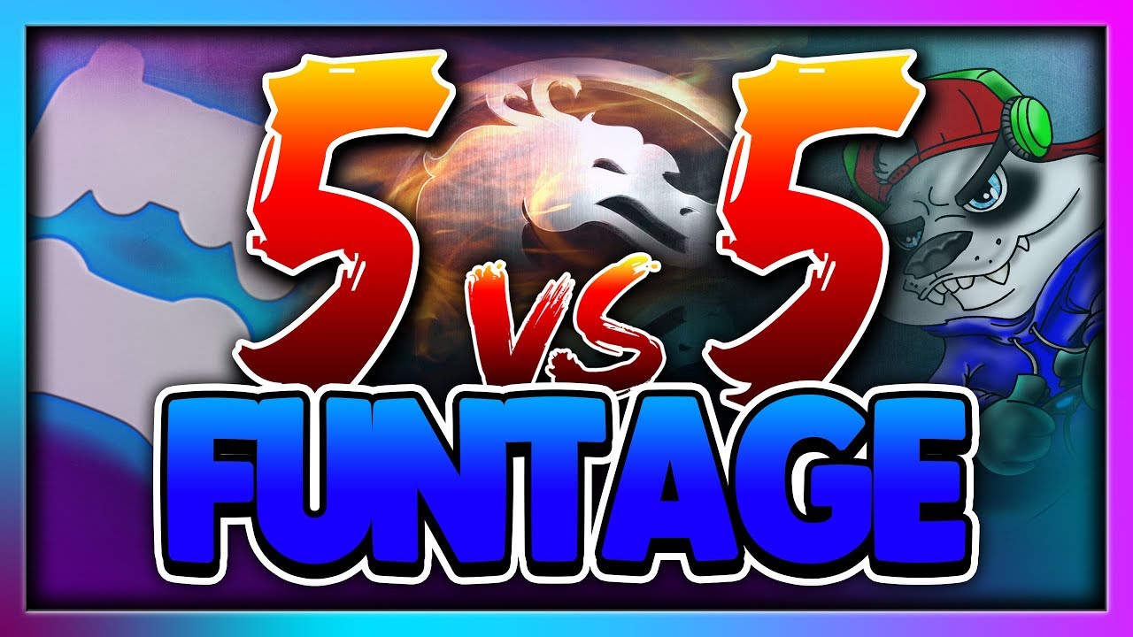 YOUTUBER FIGHT FUNTAGE! | Harperlarp Vs ThePetulantPanda | Mortal Kombat X Team Battle 5 vs 5