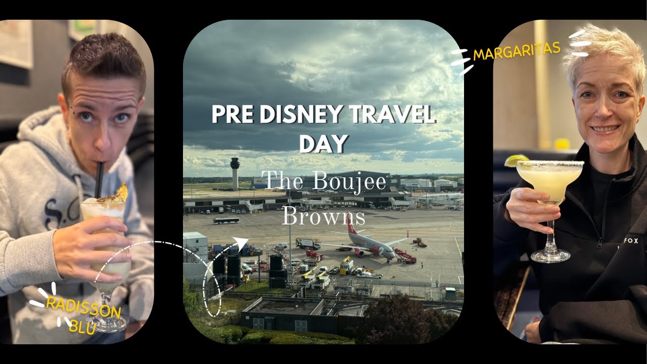 ✨ Disney Florida Pre-Travel Day Vlog | Manchester Airport | Radisson Blu Runway View Room! 🛫