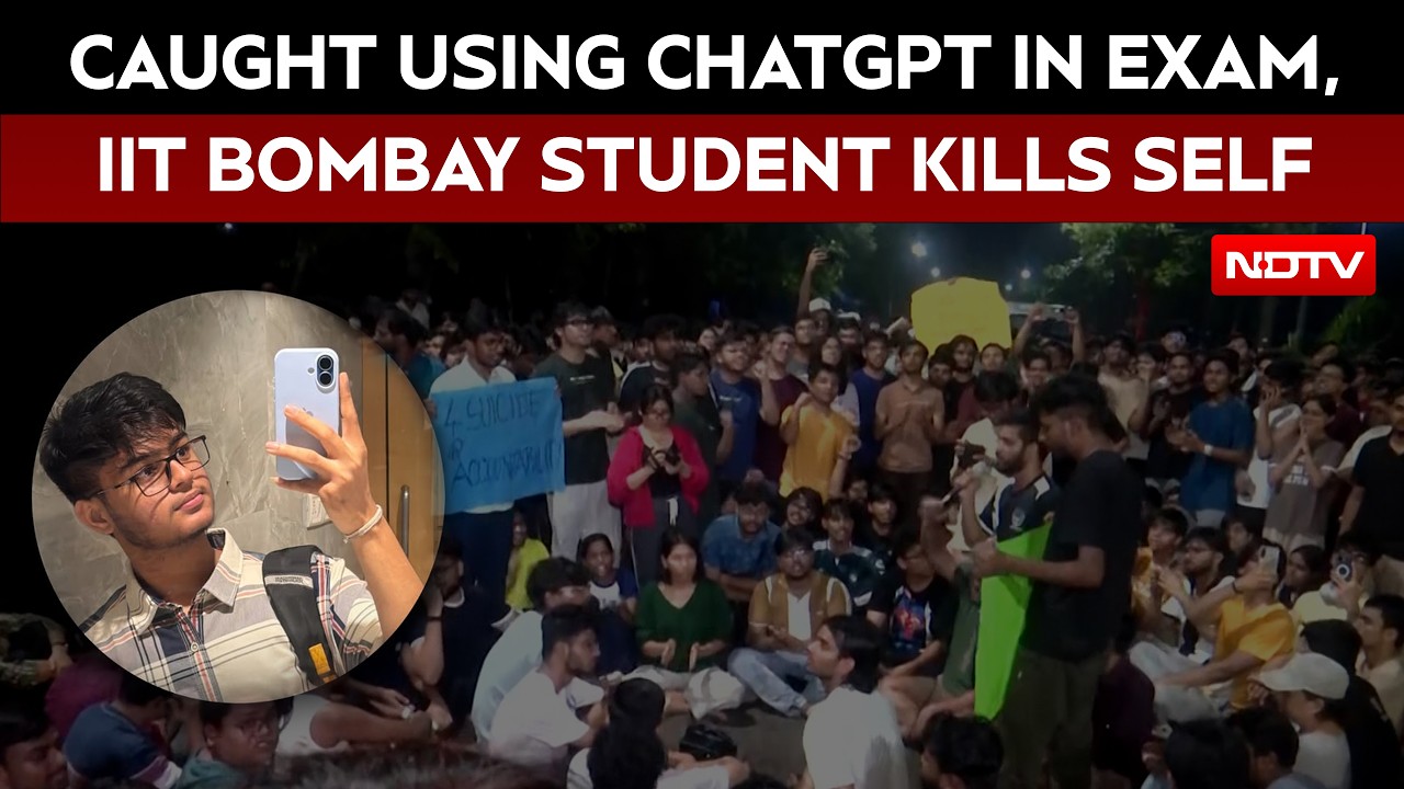 IIT Bombay News | Caught Using ChatGPT In Exam, IIT Bombay Student Kills Self, Protests Erupt