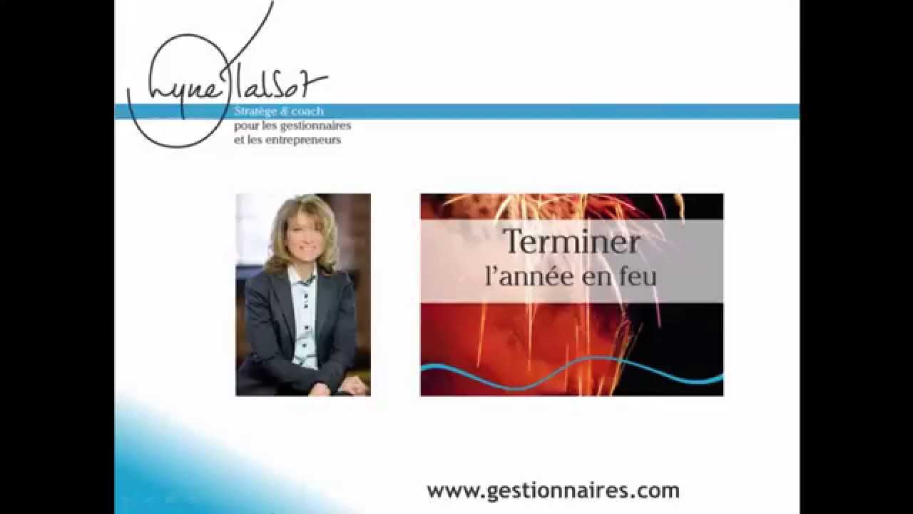 Terminer l'ann&eacute;e en feu