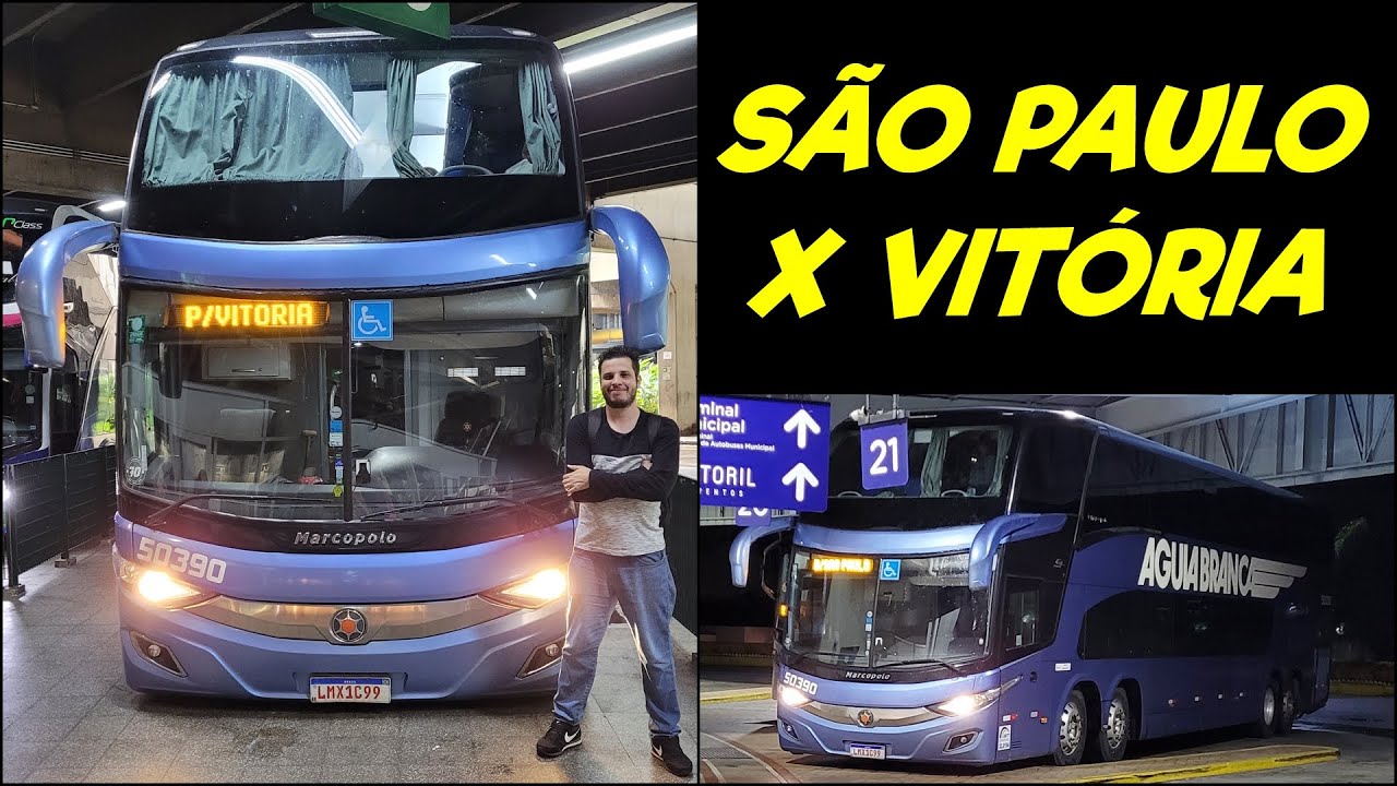 COMO É VIAJAR no DD SEMI LEITO da VIAÇÃO ÁGUIA BRANCA? De SÃO PAULO para VITÓRIA