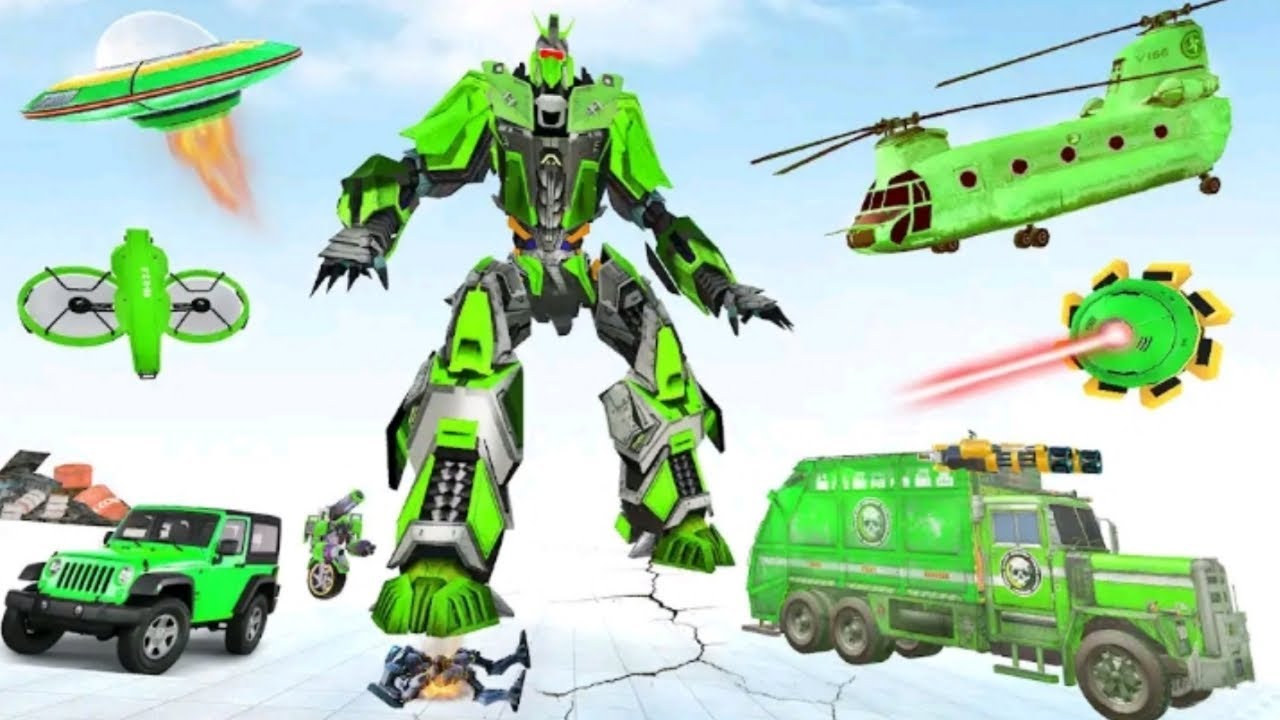 Flying Truck Garbage Dump Robot Game | Android ios Gameplay