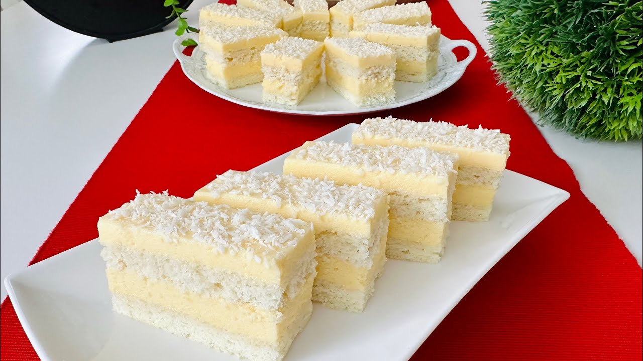 Prăjitură cremoasă cu vanilie și cocos - o rețetă ușoară, delicioasă, de excepție