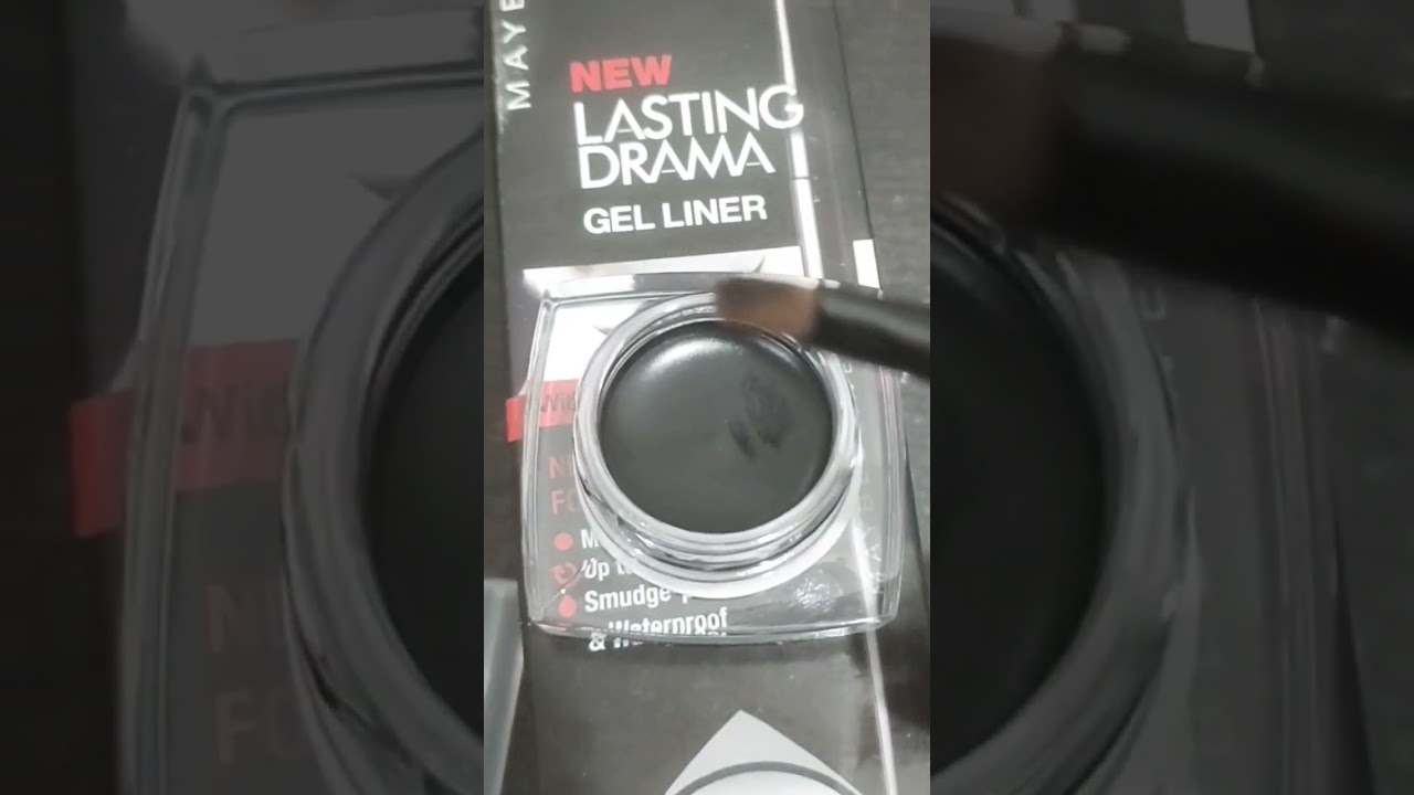Gel Liner | Maybelline Lasting Drama Gel Liner #shorts #shortsvideo #gelliner #maybelline