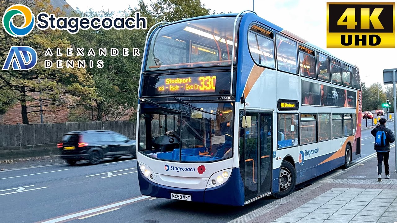 [Stagecoach Manchester: 330 Ashton-under-Lyne to Stockport via Hyde] Alexander Dennis Enviro400
