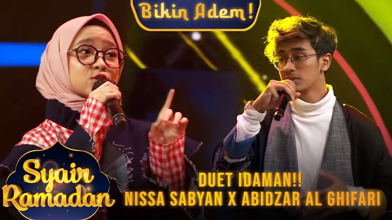 MERDU BANGET!! Shalawat Cinta - Abidzar Al Ghifari X Nissa Sabyan | SYAIR RAMADAN GTV