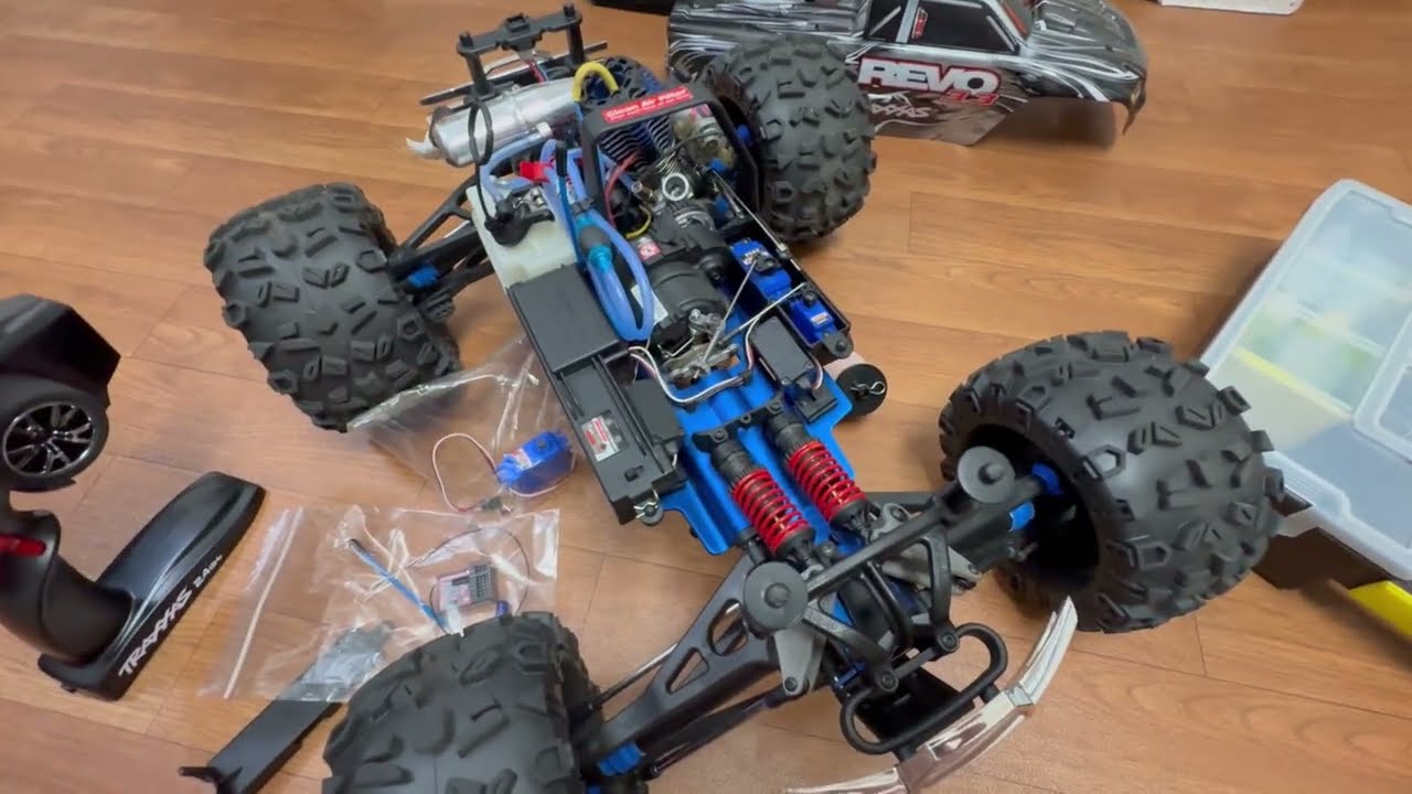 RC Traxxas REVO 3.3 Part  III  / Радиоуправляемая нитро модель