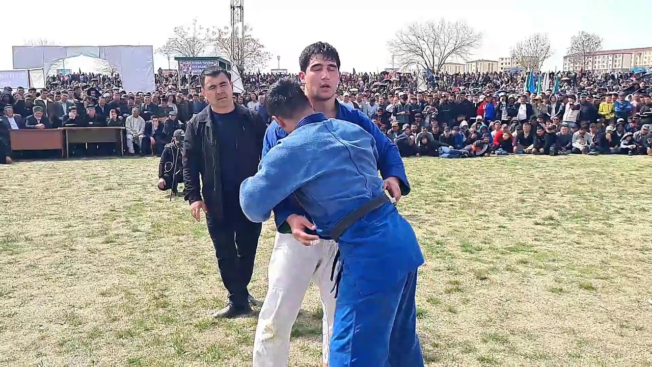 SAMARQAND NUROBOD ELDA KATTA KURASH BOSHLANDI 19.03.2024 YIL