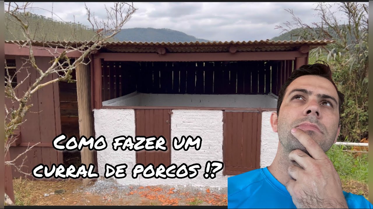 Como fazer uma pocilga ou curral de porcos usando pouco dinheiro ?