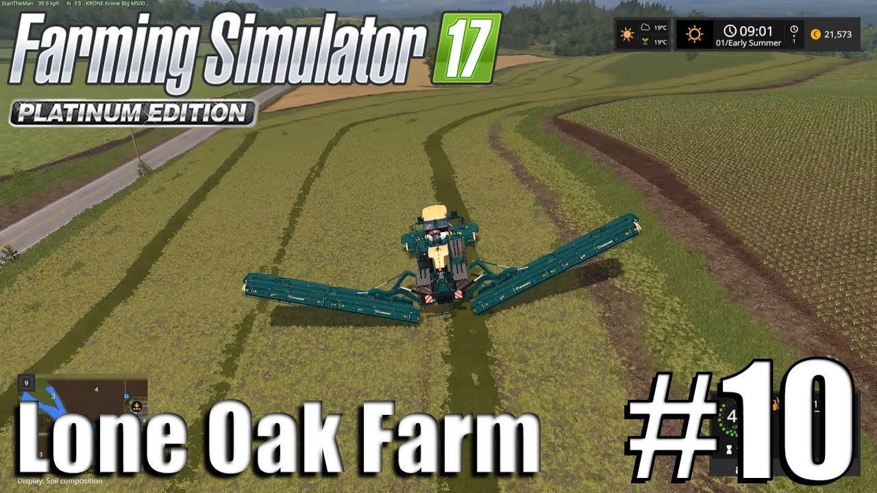 Farming Simulator 17 - Lone Oak farm - Timelapse # 10 - Fresh Grass