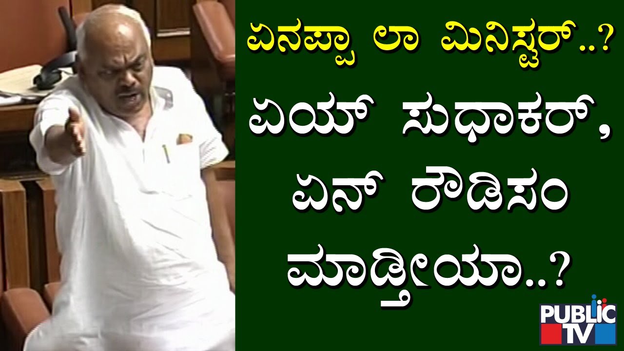 ಸುಧಾಕರ್ ಮಾತಿಗೆ ಕೆಂಡಾಮಂಡಲವಾದ ರಮೇಶ್ ಕುಮಾರ್ | Ramesh Kumar vs Sudhakar | Karnataka Assembly