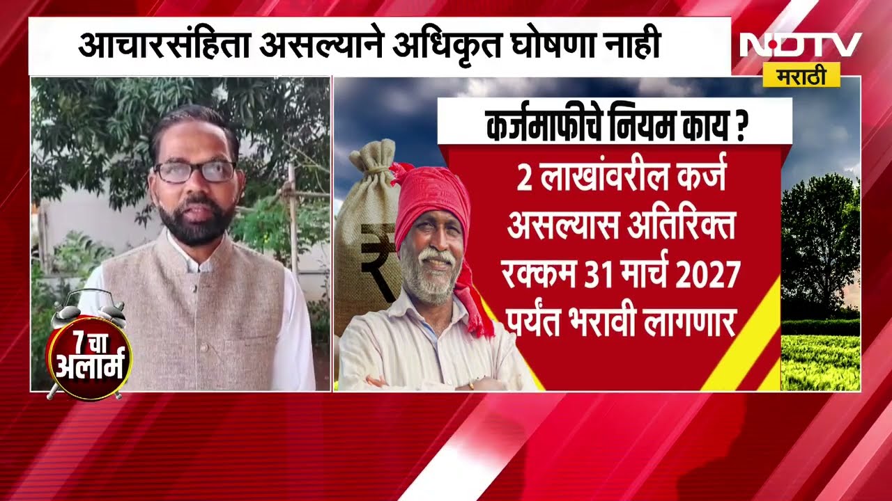 Farmers Loan Wavier | शेतकऱ्यांना 36 हजार 585 कोटींची कर्जमाफी, कर्जमाफीची नियम जाणून घ्या सविस्तर
